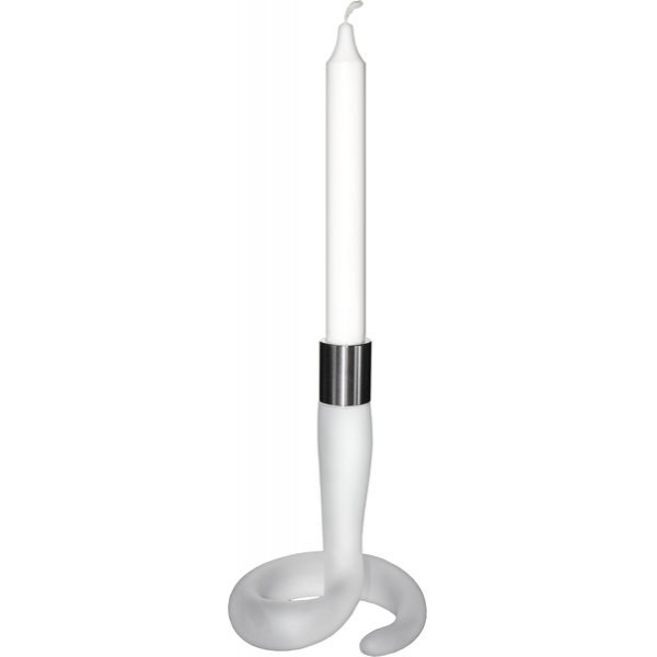 Cobra Ljusstake Frost, 17,5cm - Vas Vitreum