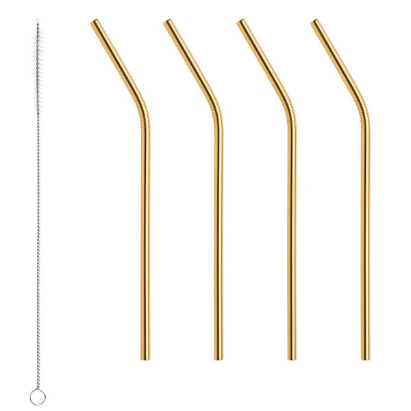 Peak Sugrör Med Rengöringsborste, 4-Pack - Orrefors