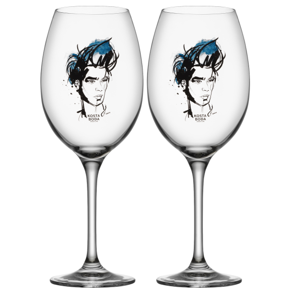 All About You Vinglas, Miss Him 52cl, 2-Pack - Kosta Boda