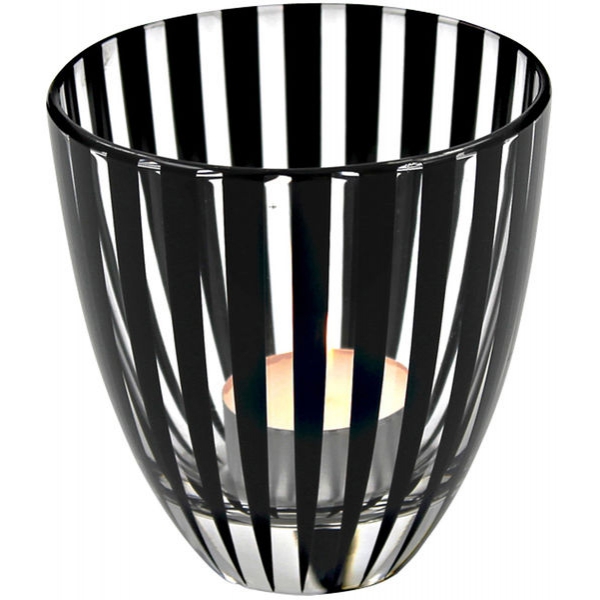 Twist Lykta/Skål Svart, H 10cm - Nybro
