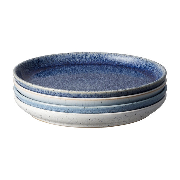 Studio Blå Coupe Tallrik Ø 21cm, 4-pack - Denby