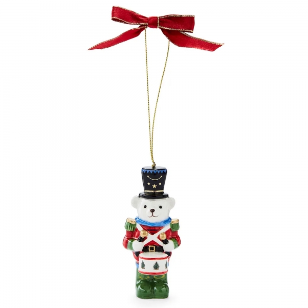 Christmas Tree Ornament, Teddybjörn Nötknäppare - Spode