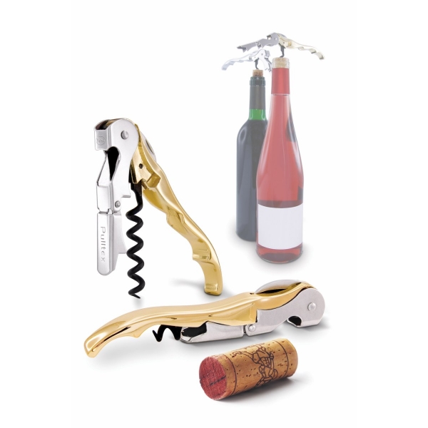 Vinöppnare Pulltaps Classic Guld & Hölster - Pulltex
