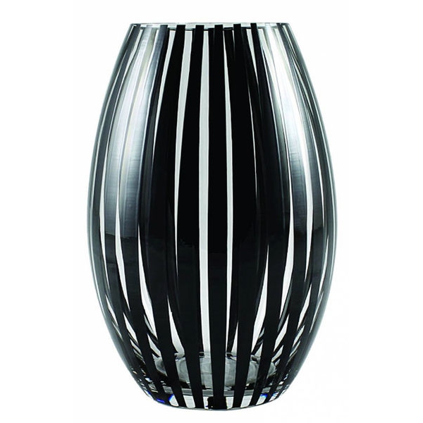 Vas Konvex Twist schwarz H 26cm - Nybro