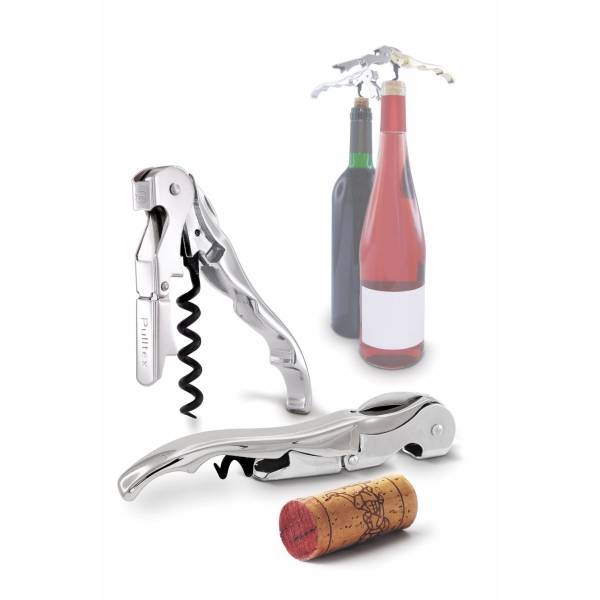 Vinöppnare Pulltaps Classic Silver m Hölster - Pulltex