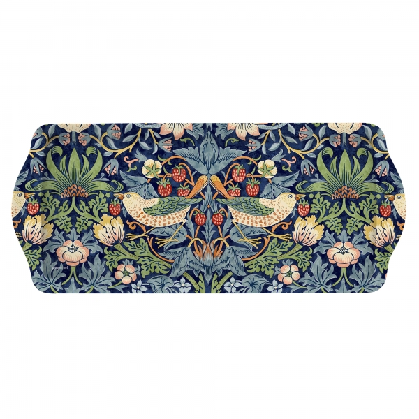 Strawberry Thief Blå Smörgåsbricka - Morris & Co