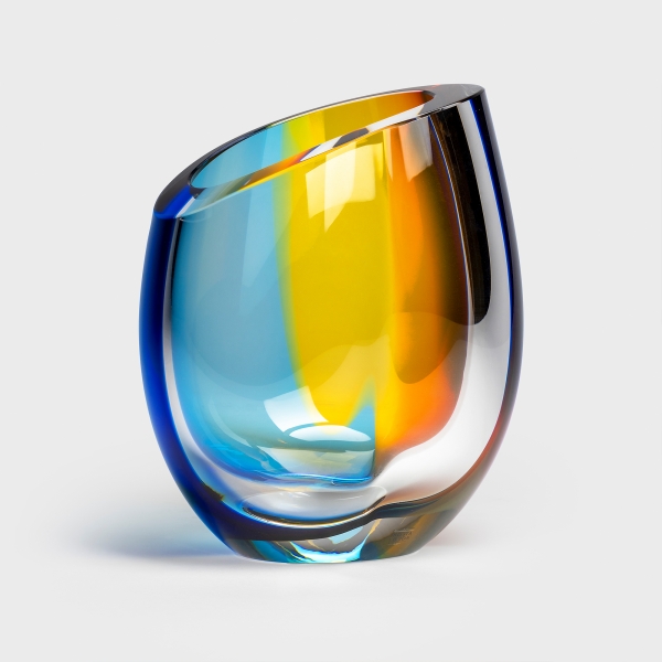 Breeze Rainbow vase H 20cm - Kosta Boda