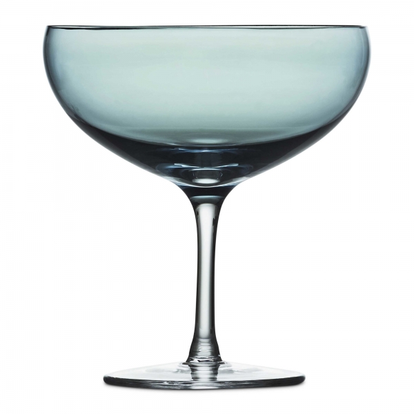 Happy Champagneglas Blå Coupé 28cl - Magnor