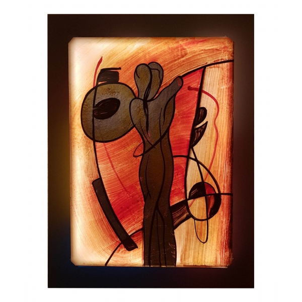 Glastavla & Belysning Dance, Liten - Benjamin