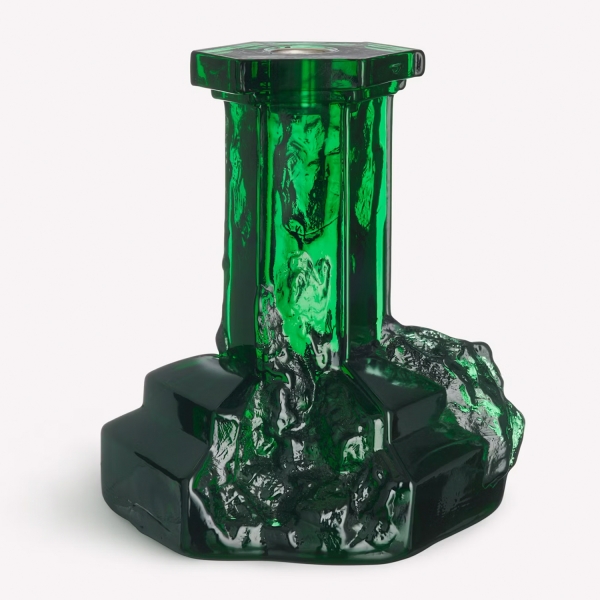 Rocky Baroque Ljusstake Emerald Green 17,5cm - Kosta Boda