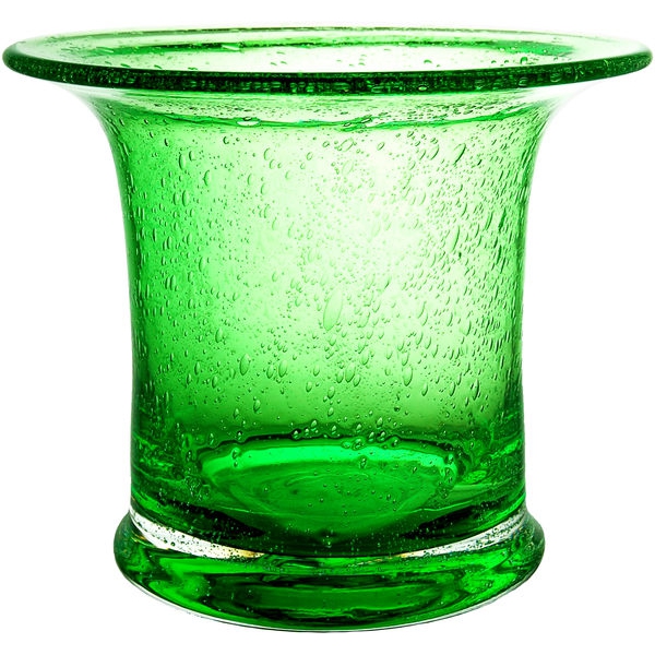 Gripsholm Vase, Grün H 16cm - Vas Vitreum