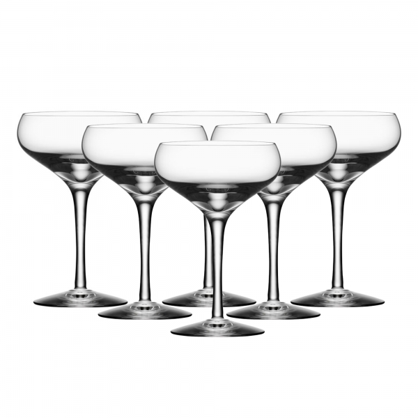 More coupe Champagneglas 21cl, 6-pack - Orrefors