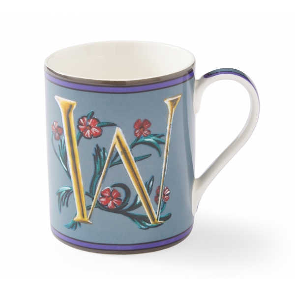 Alphabet Mugg W, 34cl - Spode