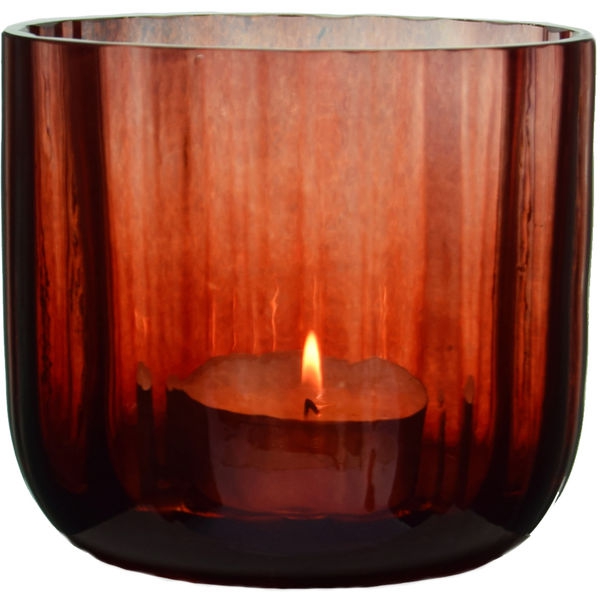 Sol Ljuslykta Mörkröd - Vas Vitreum