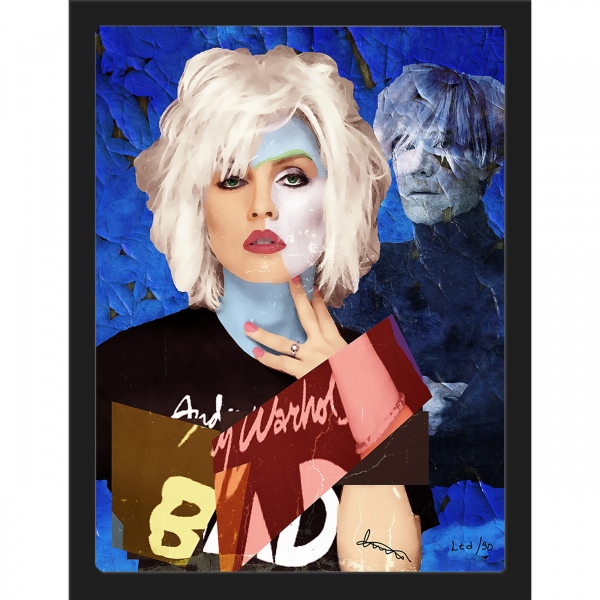 Debbie Harry warhol - Glasvision