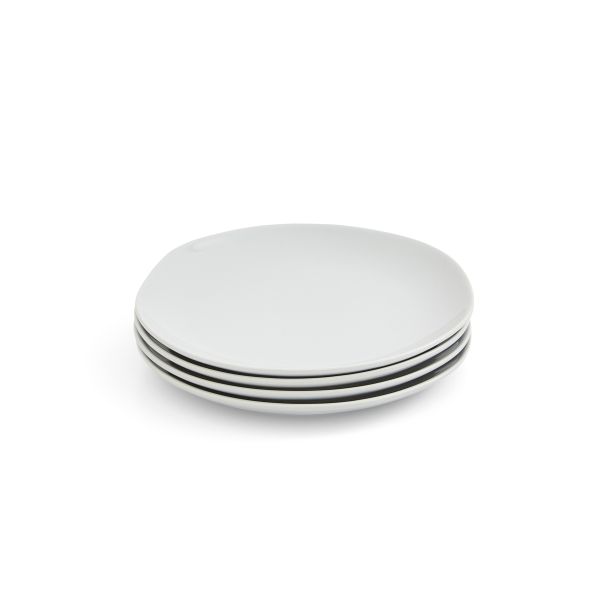Arbor Grey Salladstallrik 22cm, 4-pack - Sophie Conran