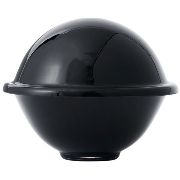 Chapeau Bonbonjär Svart, 16cm - Lyngby Porcelæn