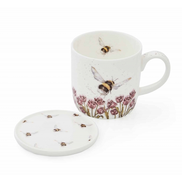 Flight of the Bumblebee Mugg & Underlägg - Royal Worcester