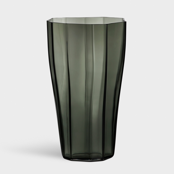 Reed vase moss Green 30cm - Orrefors