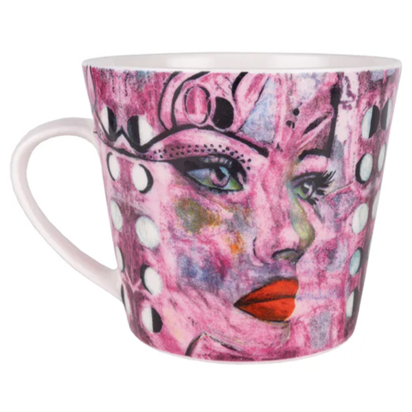 Moonlight Queen Mugg 35cl, Rosa - Carolina Gynning