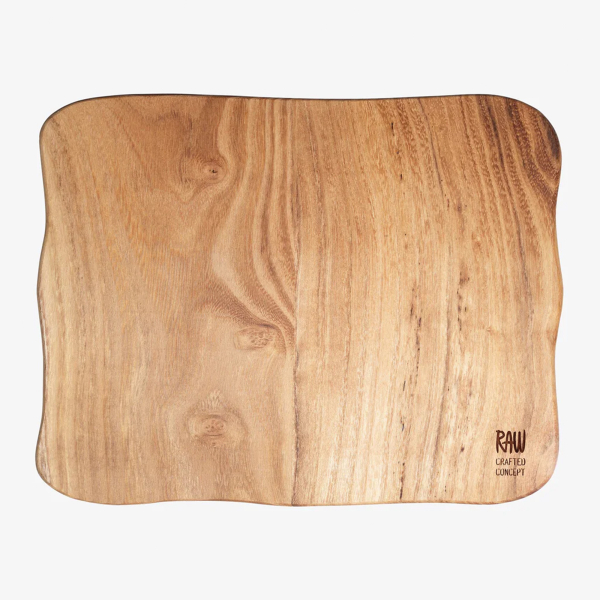 Raw Teak Skärbräda, 40 x 30cm - Aida