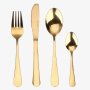 Atelier Besteckset Gold, 16-teilig