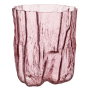 Crackle Vas Rosa, 27cm