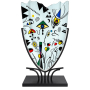 Glasvase Fantasy & Smedestativ H 47,5 cm