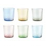 Vattenglas 34,5cl Mixade Färger, 6-pack