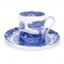 Blue Italian Espresso Cup & Saucer, 9cl