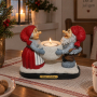 Tomtepar Ljuslykta H 15cm - Julfigur