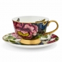 Creatures of Curiosity Tea Cup & Saucer Black, 20cl