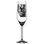 Golden Butterfly Champagneglas 30cl, Svart/Vit