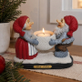 Tomtepar Ljuslykta H 15cm - Julfigur