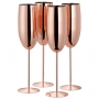Champagneflöjt Roséguld 28,5cl, 4-pack