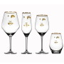 Piece of Me Gold Water Glass, 35cl