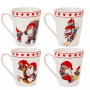 Mugs Santa Claus 33 cl 4-pack
