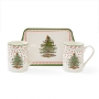 Christmas Tree Mugg & Brickset, Polka