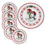 Julservis Assiett Ø 20,5cm, 6-pack