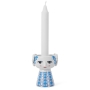 Eva Candlestick Small, Blue