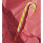 Polka Candy Cane Vit/Gul, 17cm