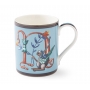 Alphabet Mugg N, 34cl