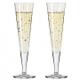Goldnacht Champagneglas Starfall 20cl, 2-pack