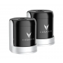 Coravin Champagnestopp Svart/Silver, 2-pack