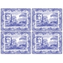 Blue Italian Bordsunderlägg 40x29cm, 4-pack