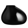 Ebon Vas Svart, H 24cm
