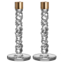 Carat Candlestick Brass, 2-pack