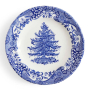 Blue Italian Christmas Tallerken, Ø 20cm