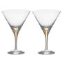 Intermezzo Gold Martiniglas 25cl, 2-pack