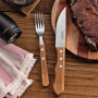 Grillbestick 12 delar natur/st&aring;l